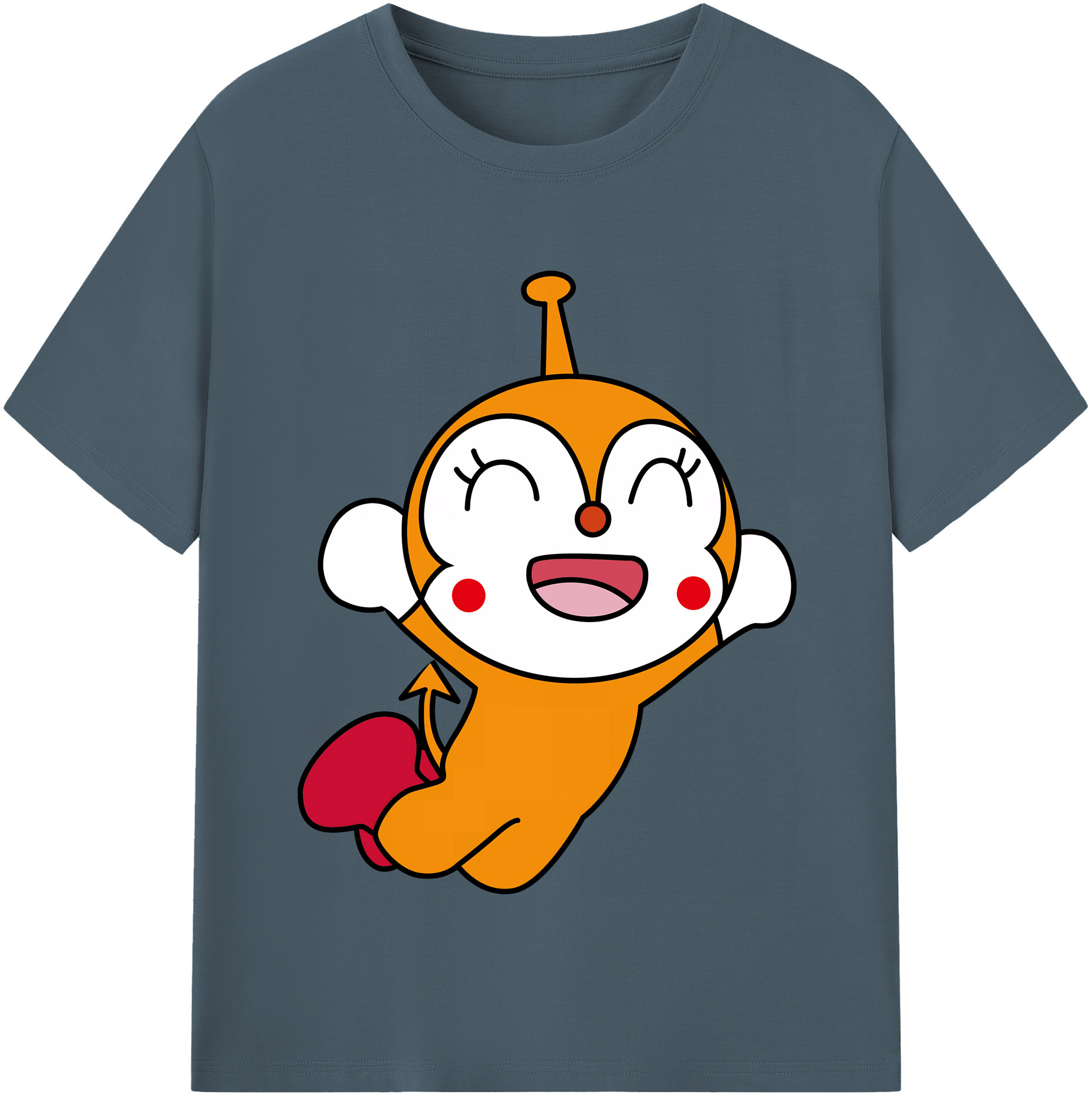 （画像用） アンパンマン Anpanman 綿100％半袖Tシャツ（フロントプリント）